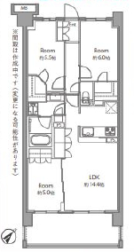 新検見川駅　徒歩8分　構造：鉄筋ｺﾝｸﾘｰﾄ造専有面積:70.5平米 ( 21.32坪 )　