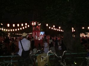 新検見川の花園公園、夏祭りの画像