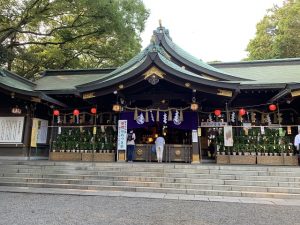 新検見川の検見川神社は歴史のある神社です