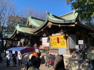 検見川神社の初詣の画像